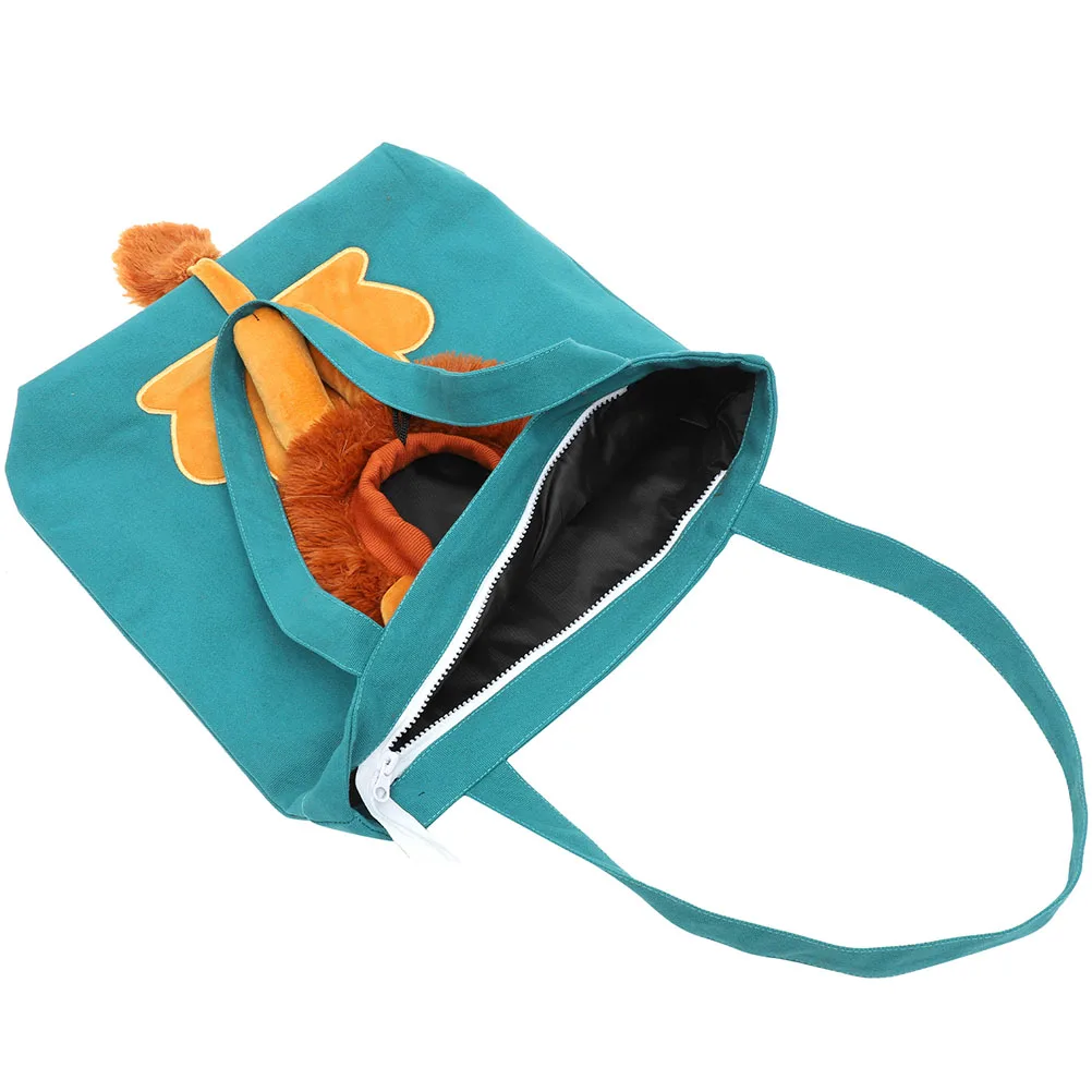 

Lion Shoulder Bag Cat Carrier Lightweight Portable Foldable Dog Canvas Pet Travel Container Carrying Bag Small Animal