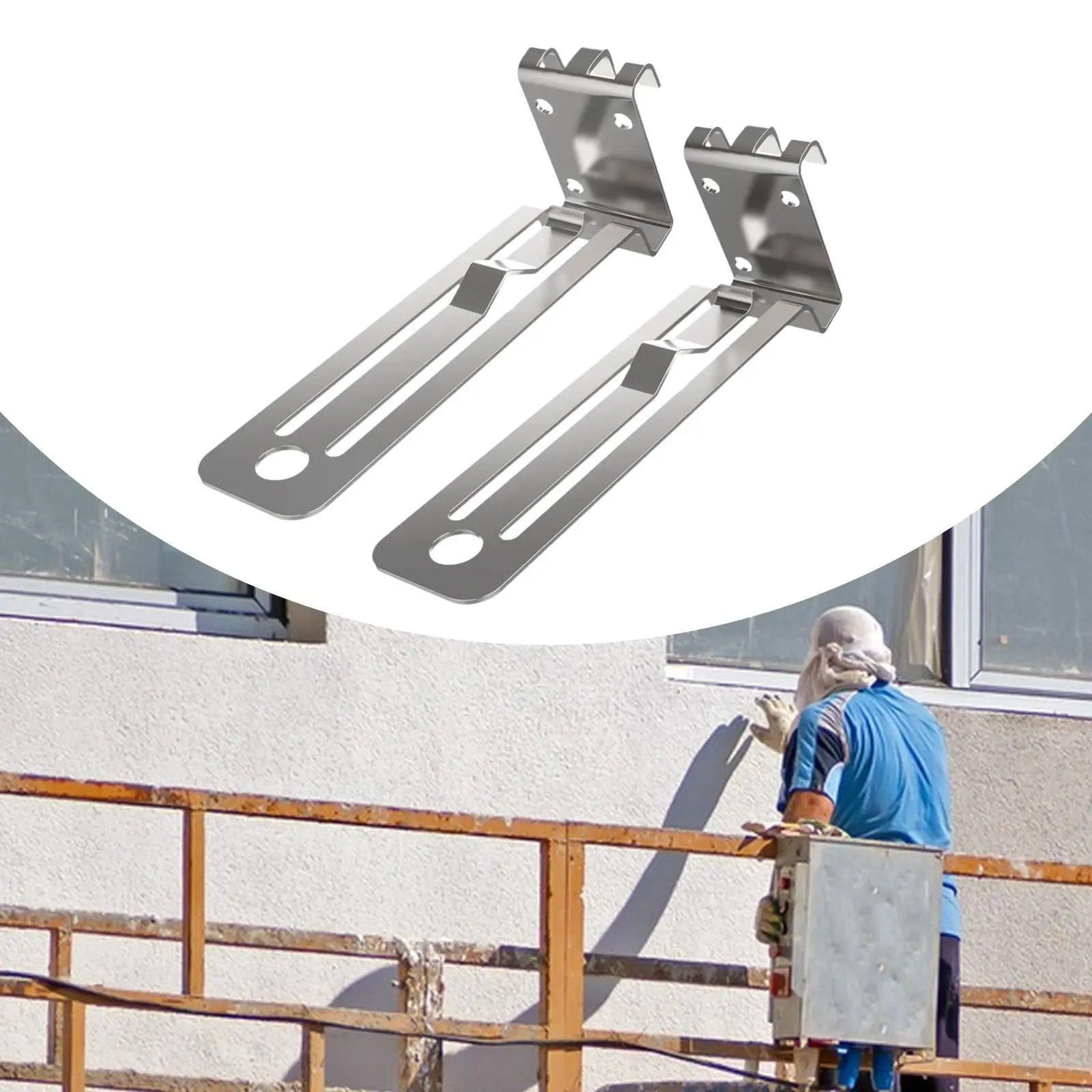 2 ชิ้น Siding เครื่องมือติดตั้ง Siding Gauge เครื่องมือ Siding เครื่องมือ Siding ไม้แขวนเสื้อสําหรับ Professional