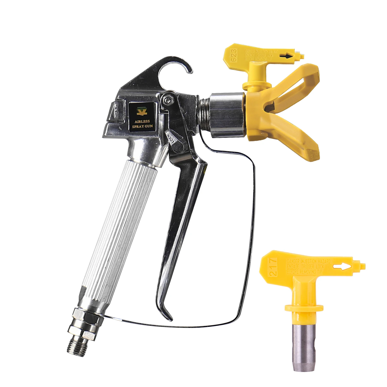 Ponta de pulverizador Airless reversível, pintura pistola de pulverização bocal, pulverização arma peças para residências, construção, 2pcs pack