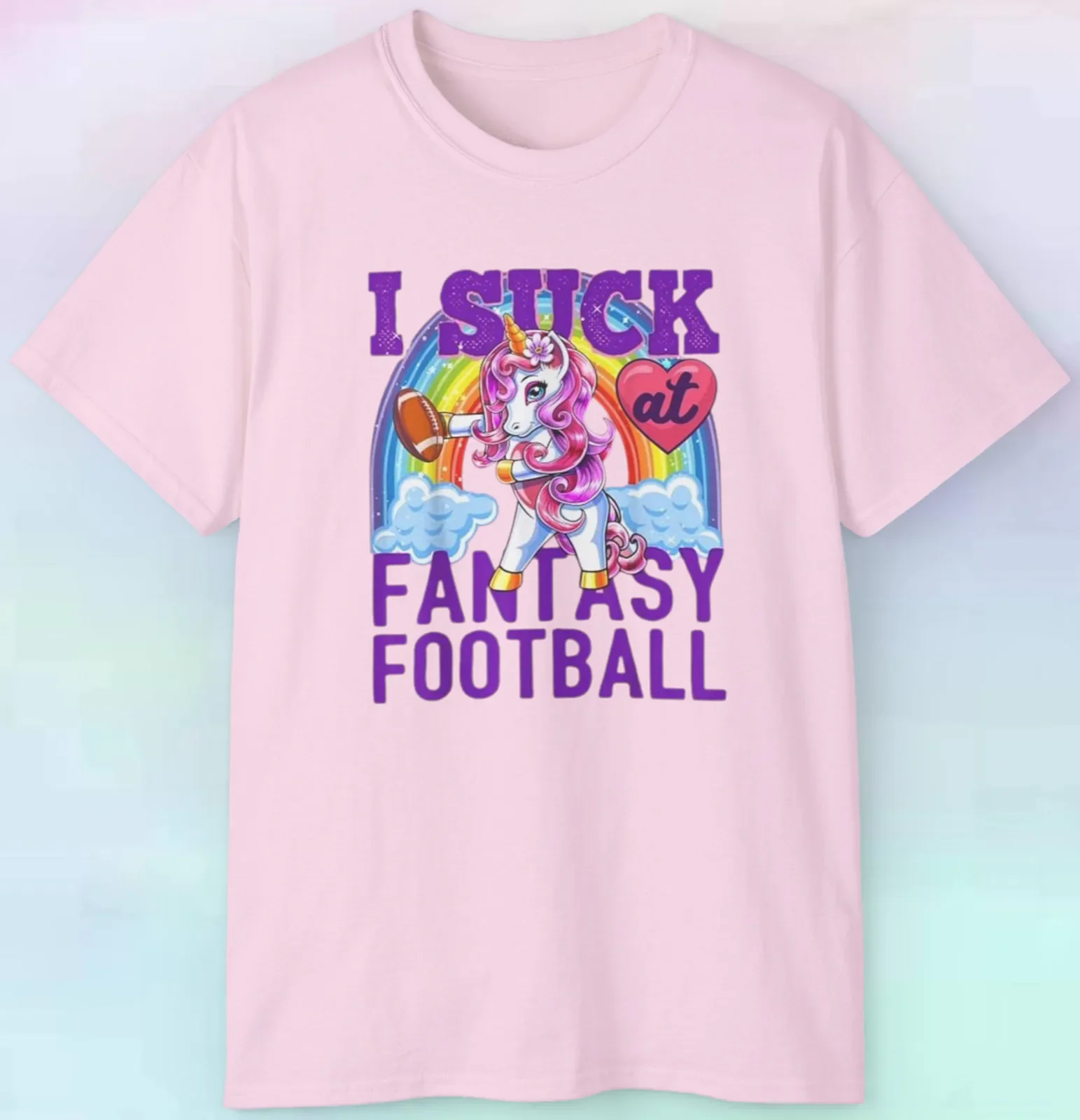 Men's Women's I Suck At Fantasy Football T Shirt | Last Place Loser | S-5XL Tee