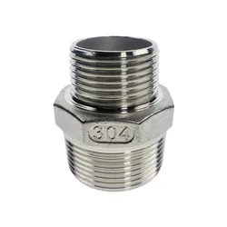 304 reducer Stainless Steel male Straight Jointer Pipe Connection connector Fittings