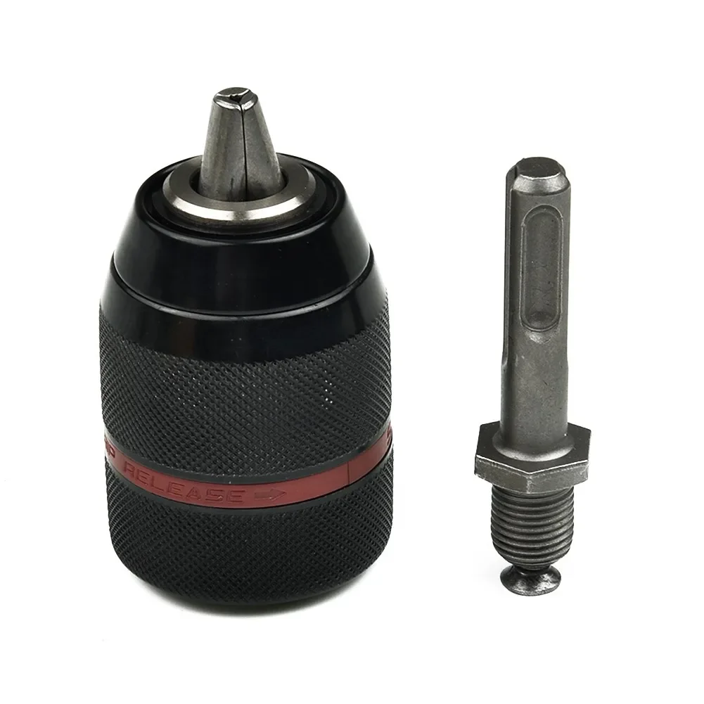 

Keyless Drill Chuck 12inch 213mm for SDS PLUS Self Tightening Ergonomic Design with 2 13mm Clamp Size for Various Drill Bits