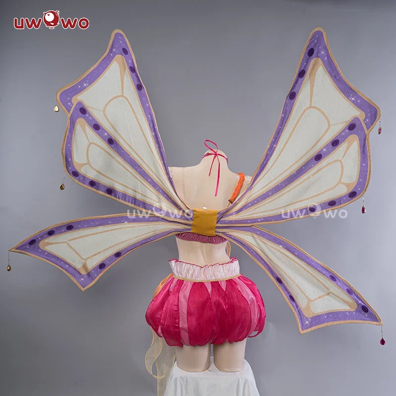EN STOCK UWOWO Bloomm Enchantixx Season3 Musaa disfraz de Cosplay alas de hadas grandes traje de Cosplay ala de hada mariposa @ 0Z *