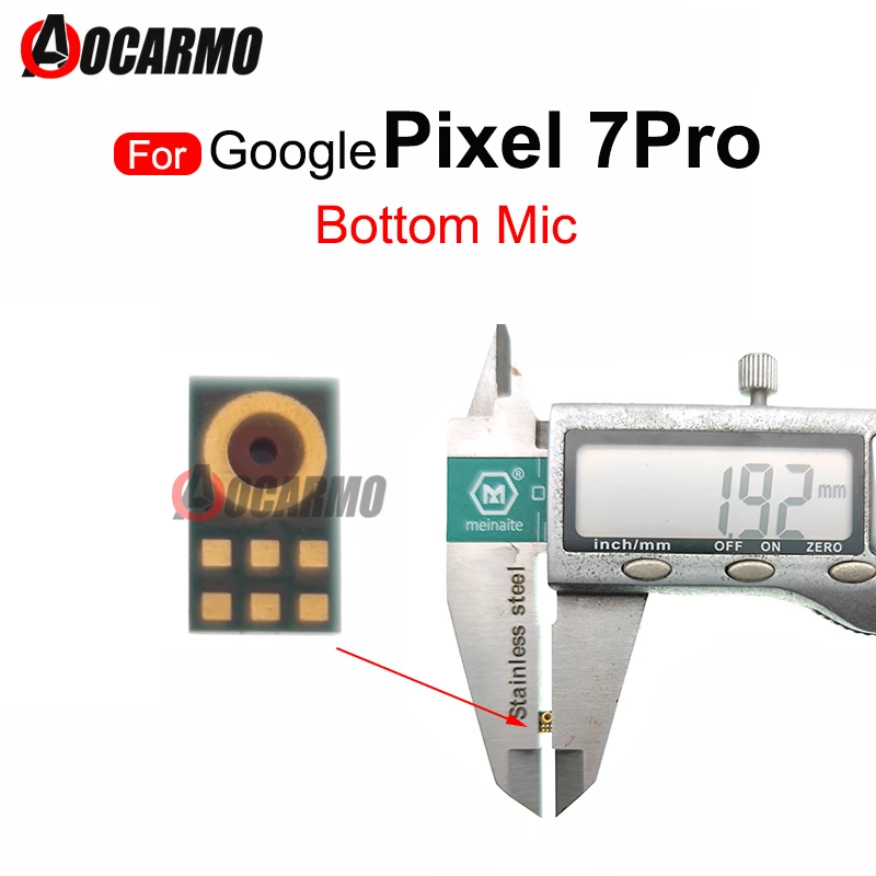 Microphone For Google Pixel 7Pro 9 Pro 6 7 Pro Bottom Mic Phone Flex Cable Replacement Parts