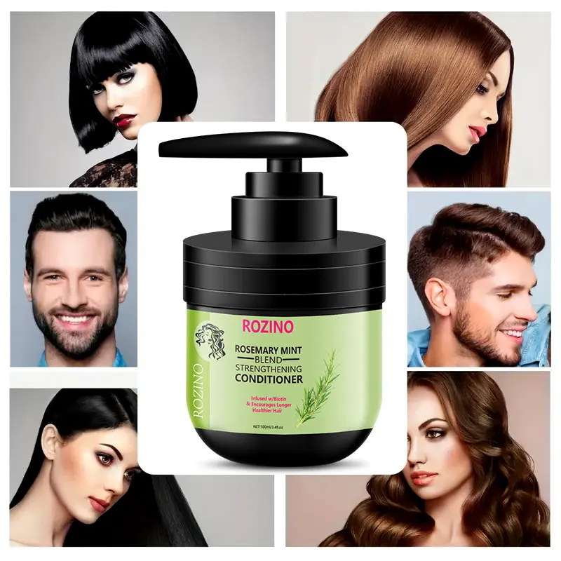 100ml Rosemary Mint Enhanced Leave-In Conditioner To Improve Hair Strength And Brightness, Make Hair Smooth And Smooth, Suitable