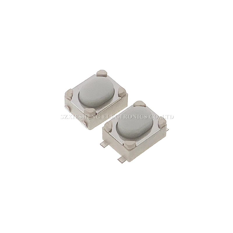 50PCS 3*4*2.5MM Tact Switch Car Remote Control Key Button Switch SMD 4Pin Bent Foot/SMT 3.2X4.2X2.5MM E-Cigarette Micro Switch