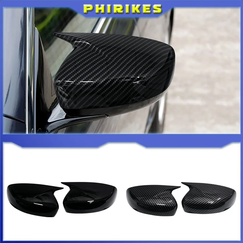 Für INFINITI G25 G37 Q40 Q60 2009-2015 auto seitenspiegel deckt flügel kappen außentür spiegel schutz trim carbon faser patte