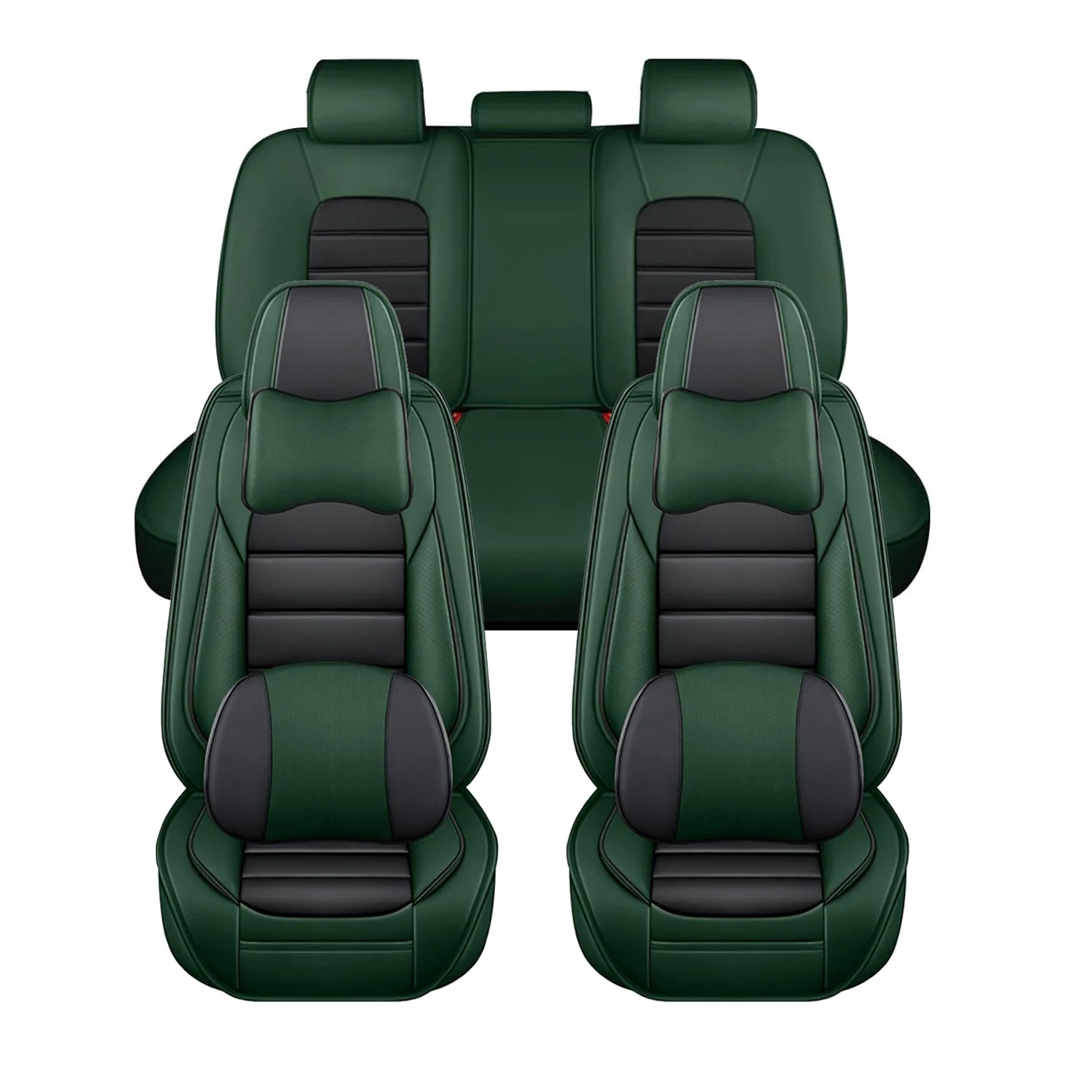 Audi Q5 car seat cover, 5 pieces, thickened PU leather, waterproof and dirt-resistant, car pet anti-fouling mat