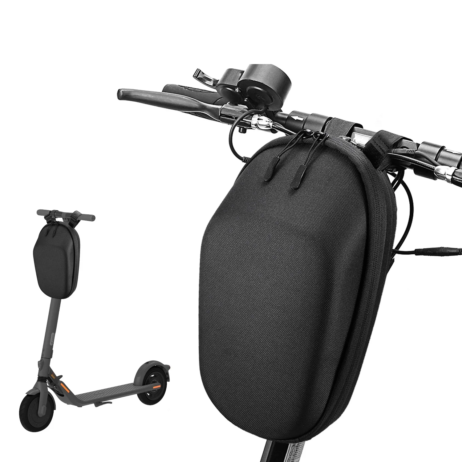 Scooter Front Tube Bag Large Capacity Front Pouch Tools Cellphone Storage Bag Compatible with Xiaomi Mijia M365 Electric Scooter