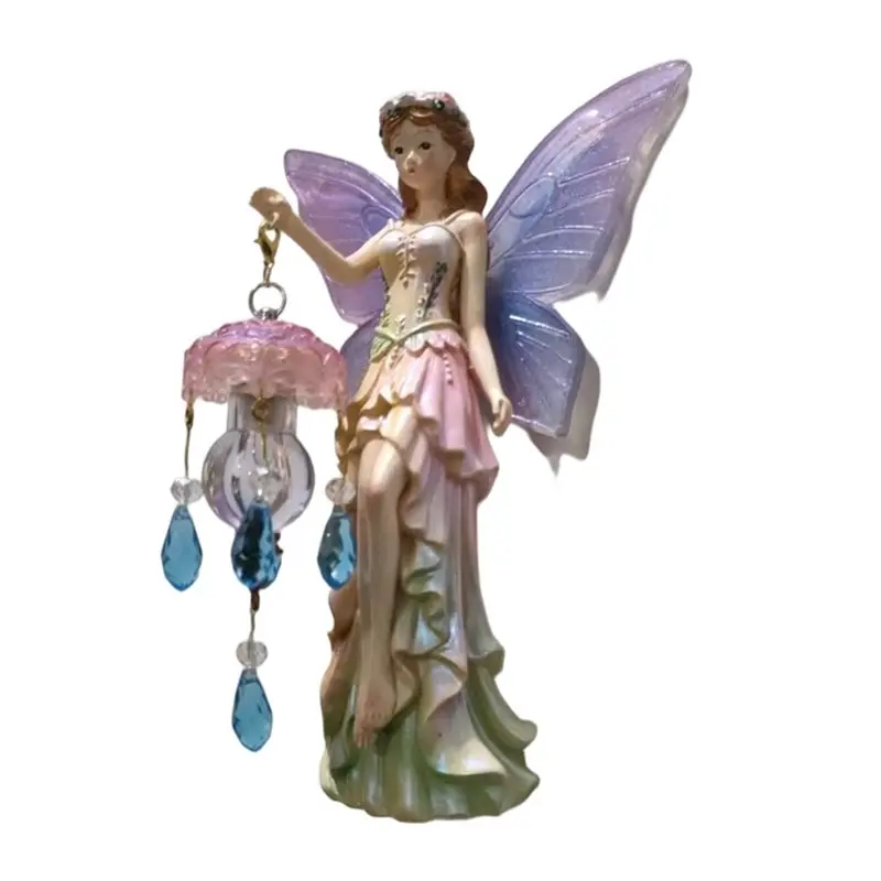 ABDJ-Flower Fairy Wall Lamp,Flower Fairy Light With Wings,Battery Operated Decorative Wall Sconce For Girl's Room