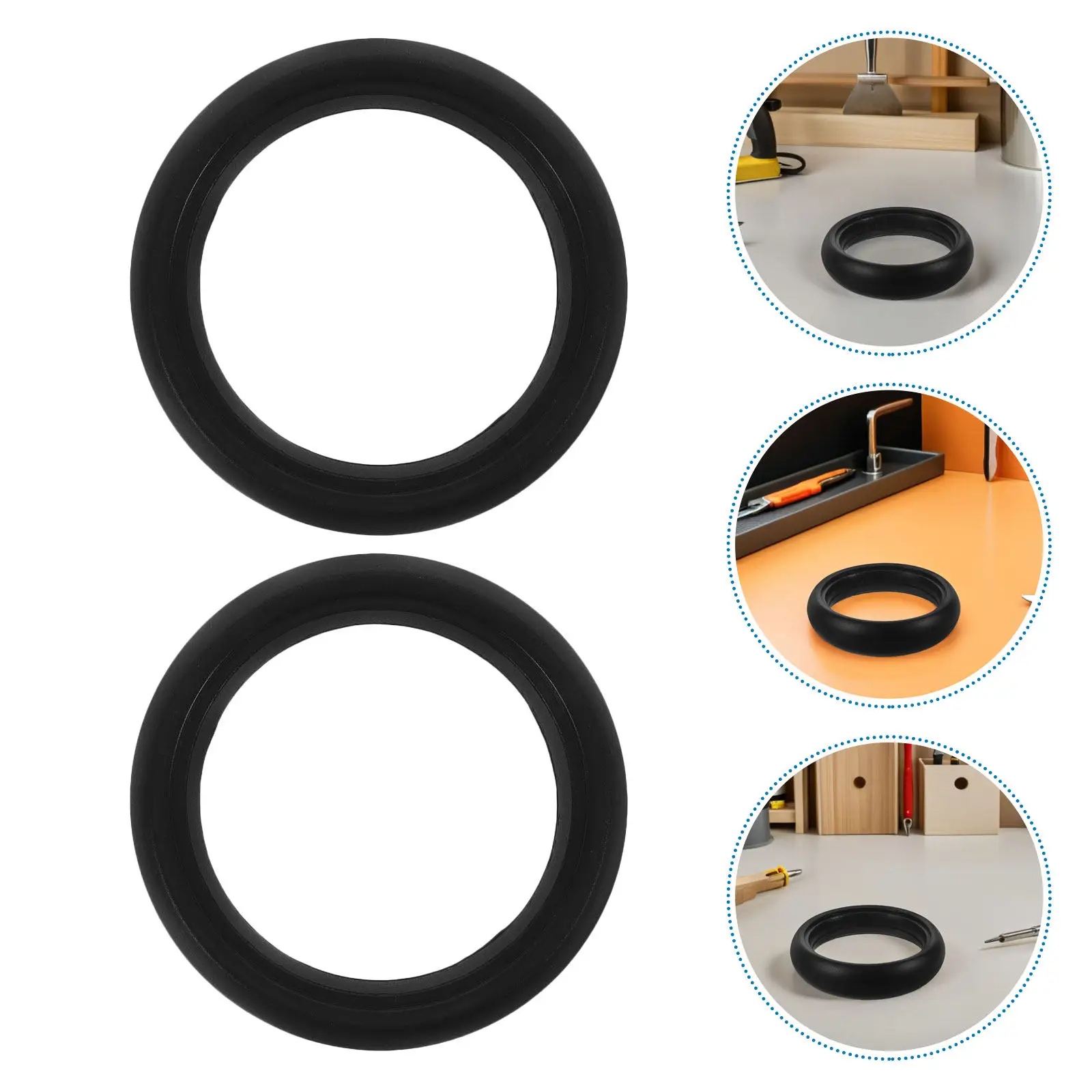 

4Pcs Baby Stroller Replacement Wheels Perfect Inch Rubber Outer Tire Silent Infant Cart Pram Wheel Parts