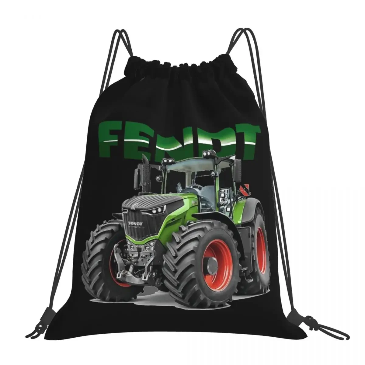 Fendt German Tractors Backpacks Fashion Portable Drawstring Bags Drawstring Bundle Pocket Sports Bag BookBag Man Woman Students