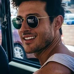 Classic Square Sunglasses Men Women Brand Designer Vintage Sun Glasses Male Metal Frame Outdoor Shades Driving Oculos De Sol