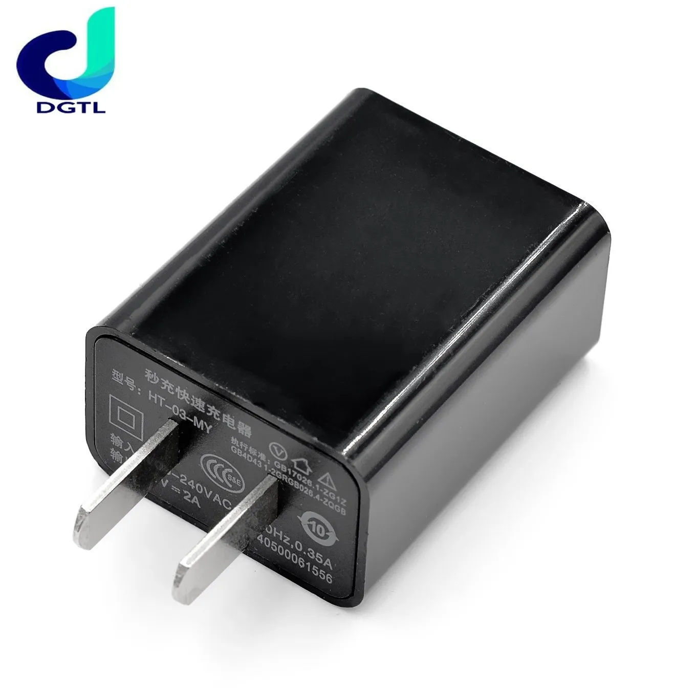 Redmi Oplaadkop Voor Xiaomi Oplader Usb Oplader Android Smartphone Oplader Zwart-Wit