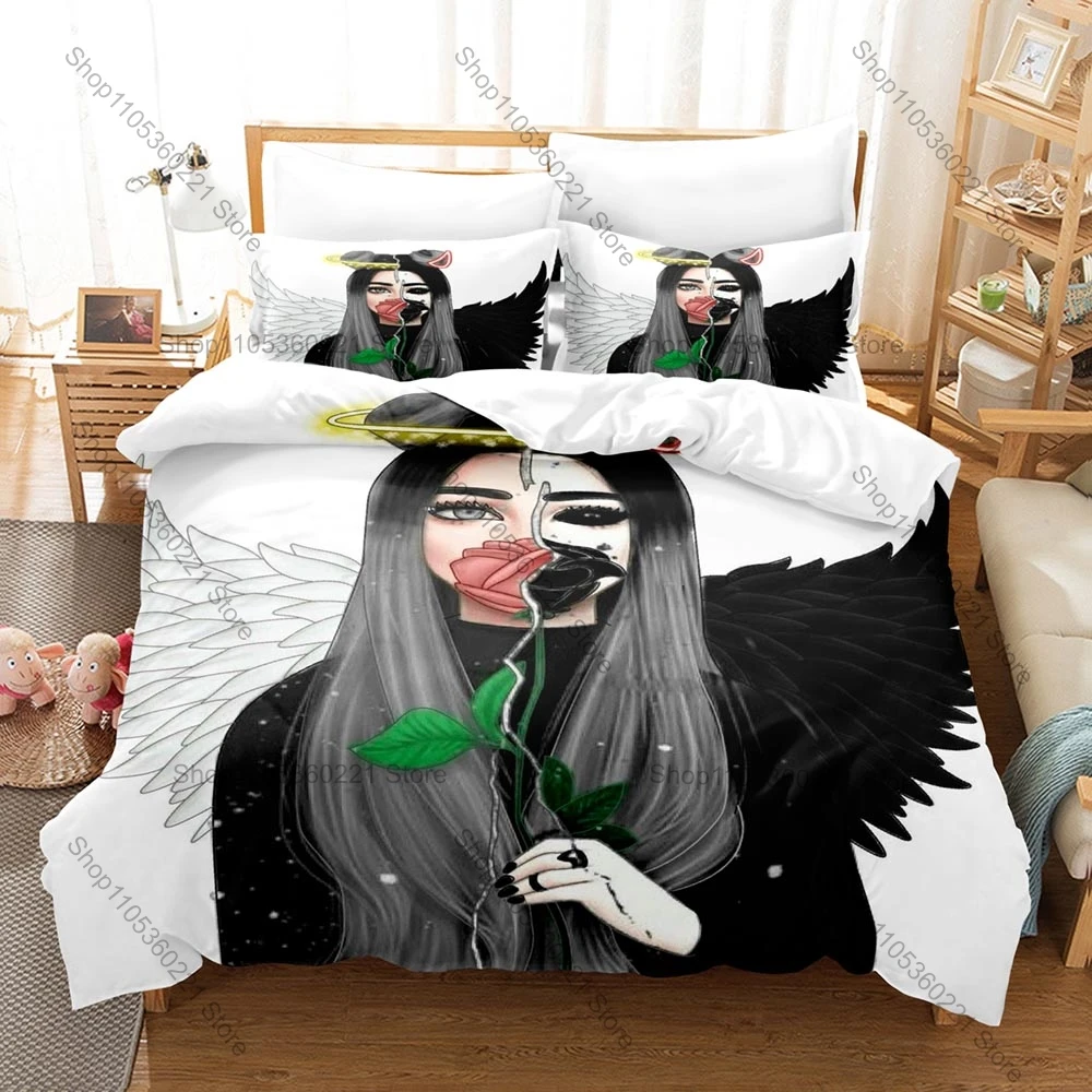 Juego de Ropa de Cama con Estampado HD de Kim Loaiza X Amor Album Me Perdiste No Seas Celoso, Funda de Edredón + 2 Fundas de Almohada, para Fanáticos de la Música Latina, Suave