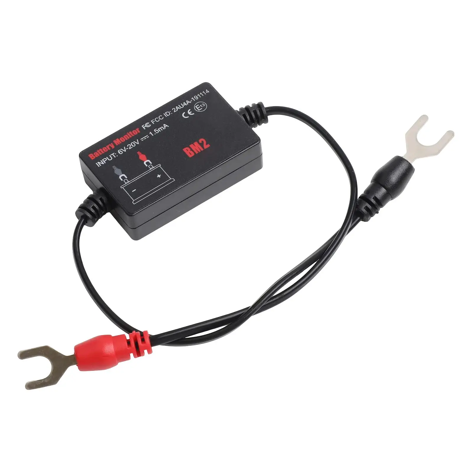 1 Buah Monitor Baterai Monitor Penguji Baterai Otomotif Nirkabel Penguji Tegangan 12V untuk Mobil Alarm LowVolt Analisis Diagnosis BM2