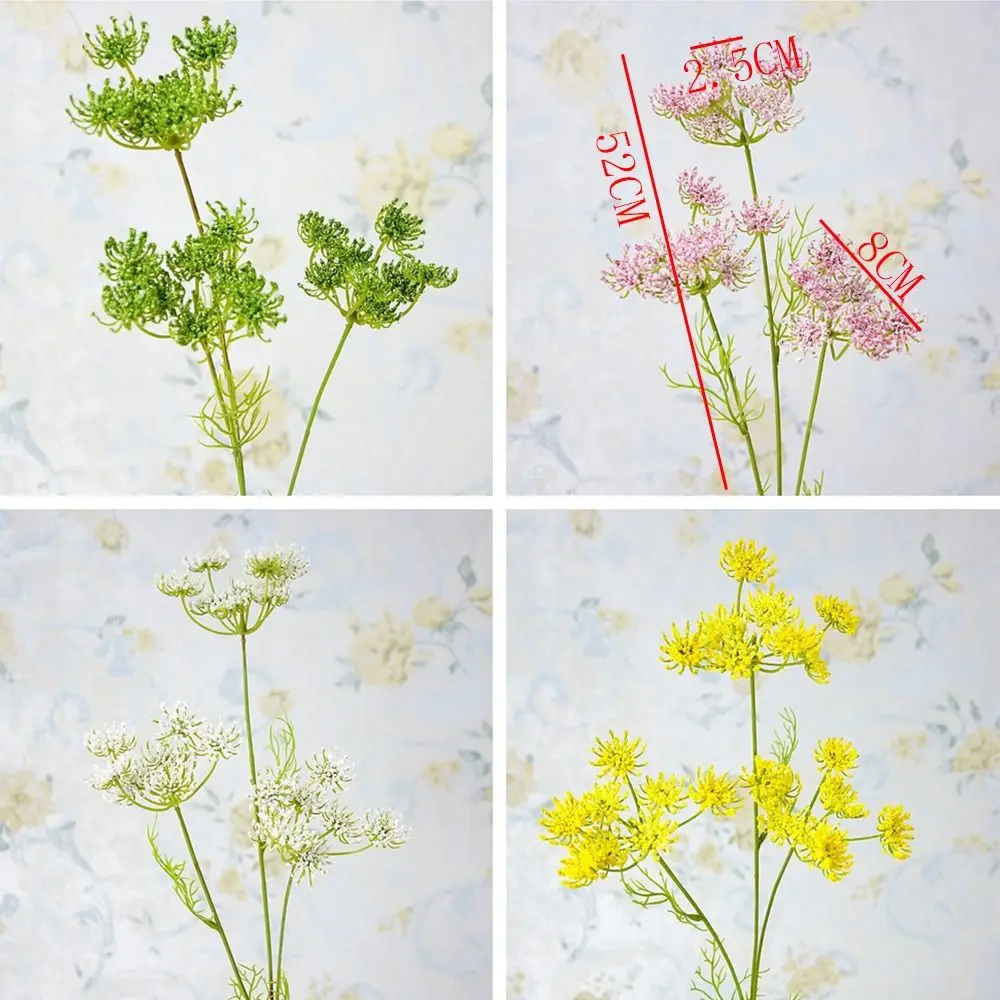 الأزهار الفن البلاستيك الاصطناعي الدانتيل زهرة مرنة اليدوية الدانتيل الزهور غير يتلاشى 3 رؤساء الدانتيل زهرة باقة الطرف