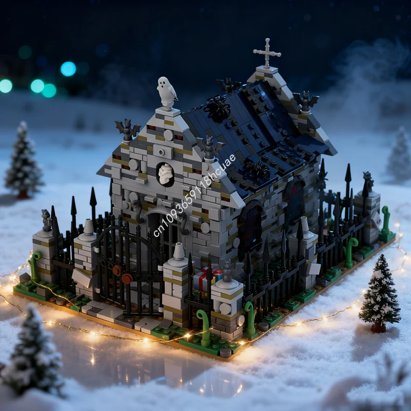 

1703 шт. MOC The Ancient Crypt Creator Experted Модель Строительные игрушечные блоки Рождественские подарки Строительство Сборка DIY Творческие дети