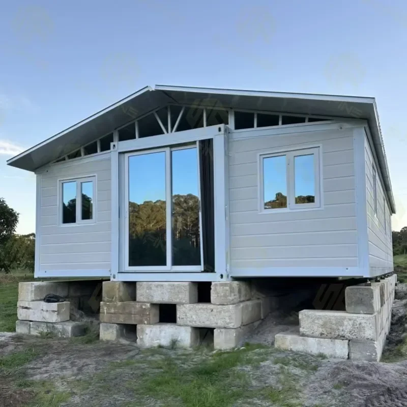 

Luxury Expandable Container House 40ft Spa Bathroom Rooftop Deck High-End Retreat Mobile House Tiny Home Hot