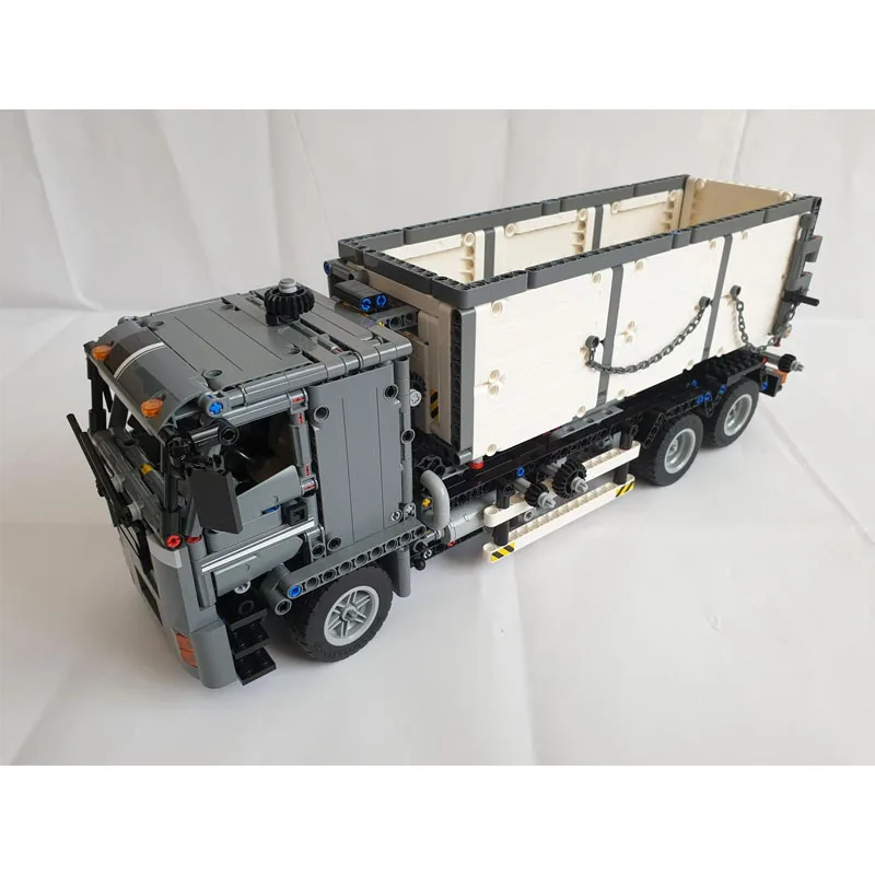 MOC-91818 Cargo Transport Hook Truck Building Block Model • 1713 Parts MOC Creative Boy Kids Christmas Building Blocks Toy Gifts