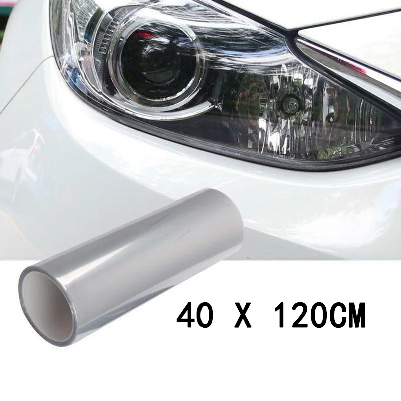 

120*40Cm Car Transparent Light Protector Film Bumper Hood Paint Protection Headlight Protective Film Vinyl Roll Car Body Films