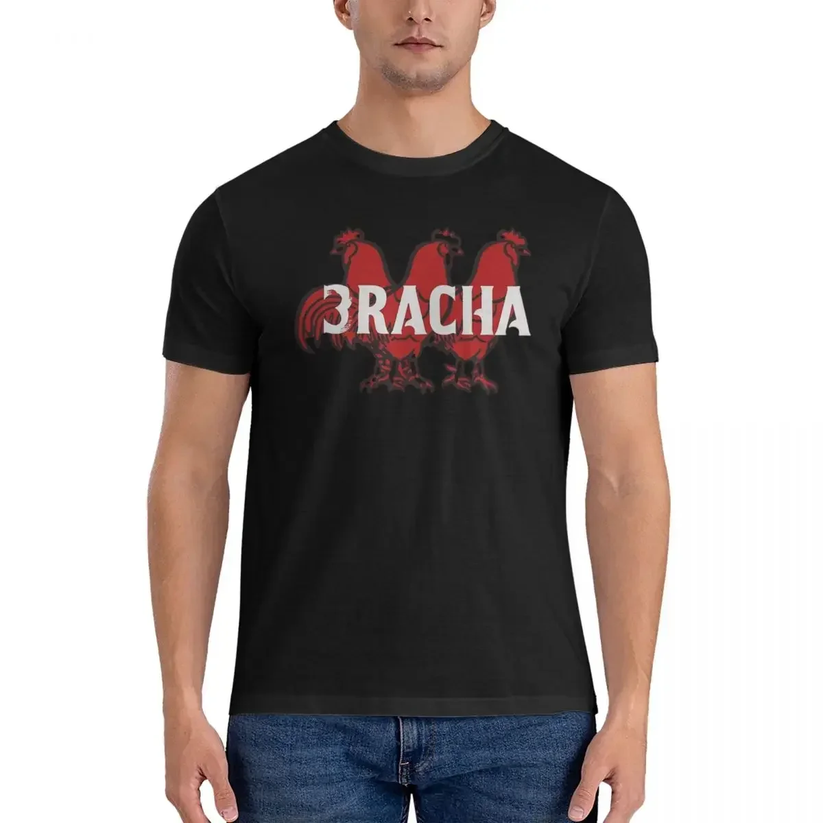 100% Cotton 3RACHA T-shirt Unisex Funny Oversized T Shirt Men crew Neck Summer Shirts Tops S-6XL