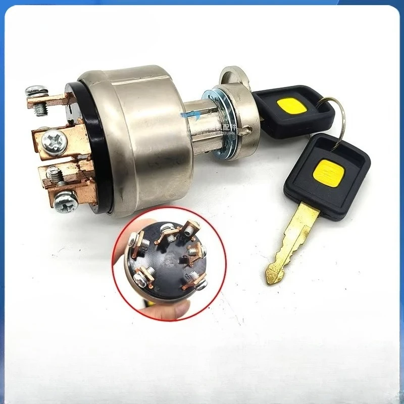 For Doosan Ignition Switch DX55 DX60 DX70 DX75 DX80 DX90 Excavator Parts Ignition Starter Switch