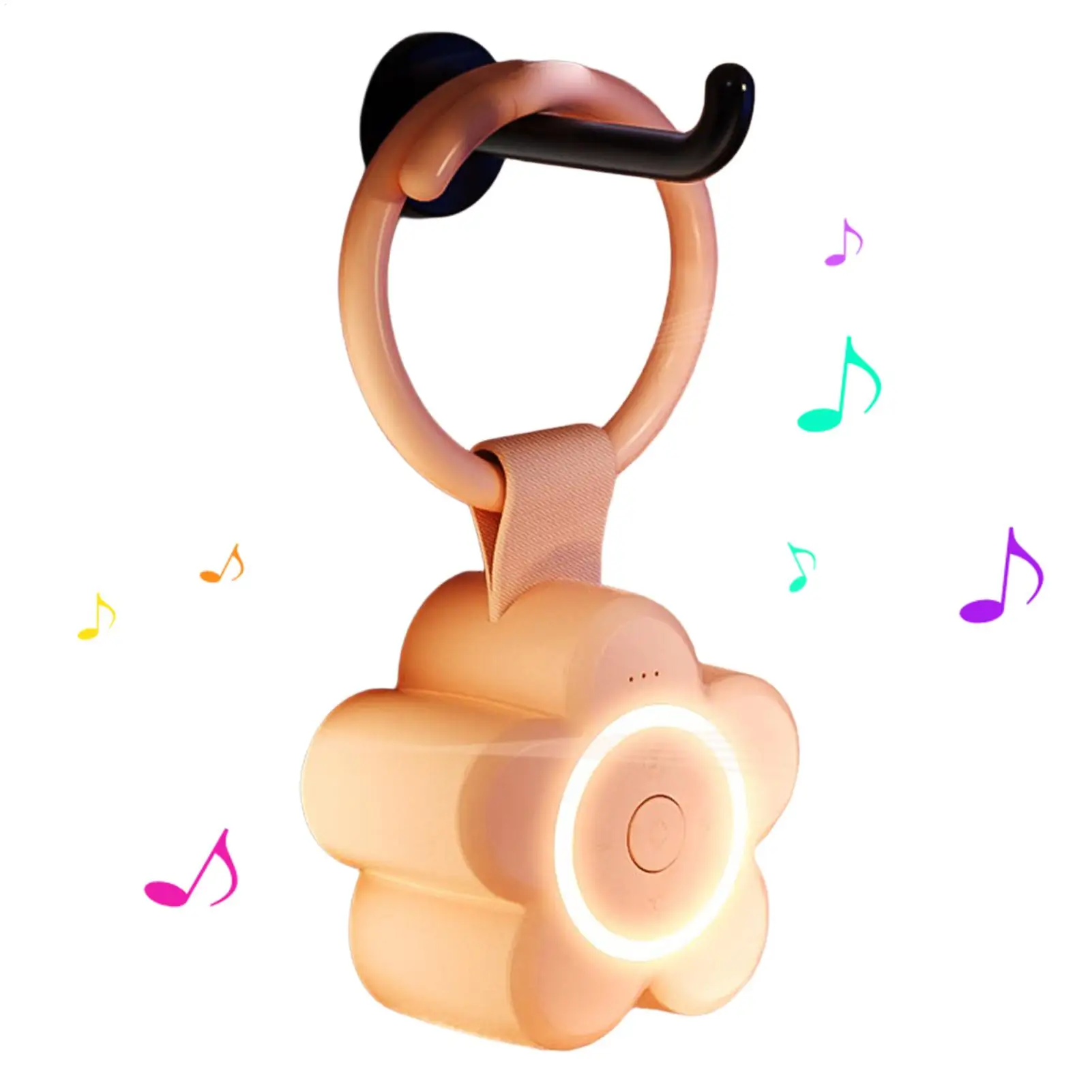 portable-sound-machine-20-sounds-soothing-portable-rechargeable-timer-kids-stroller-toys-for-stroller-crib-airplane-traveling