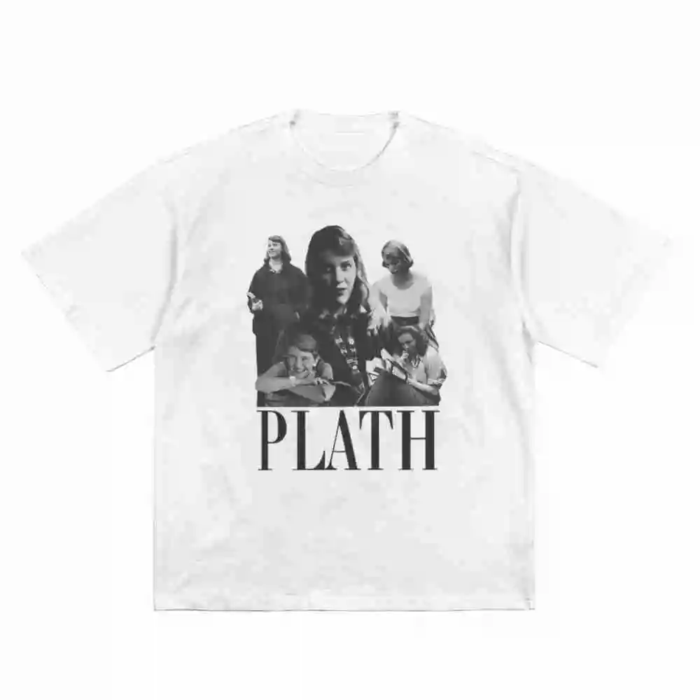 Sylvia Plath Short Sleeve Tee 100% Cotton T-Shirt