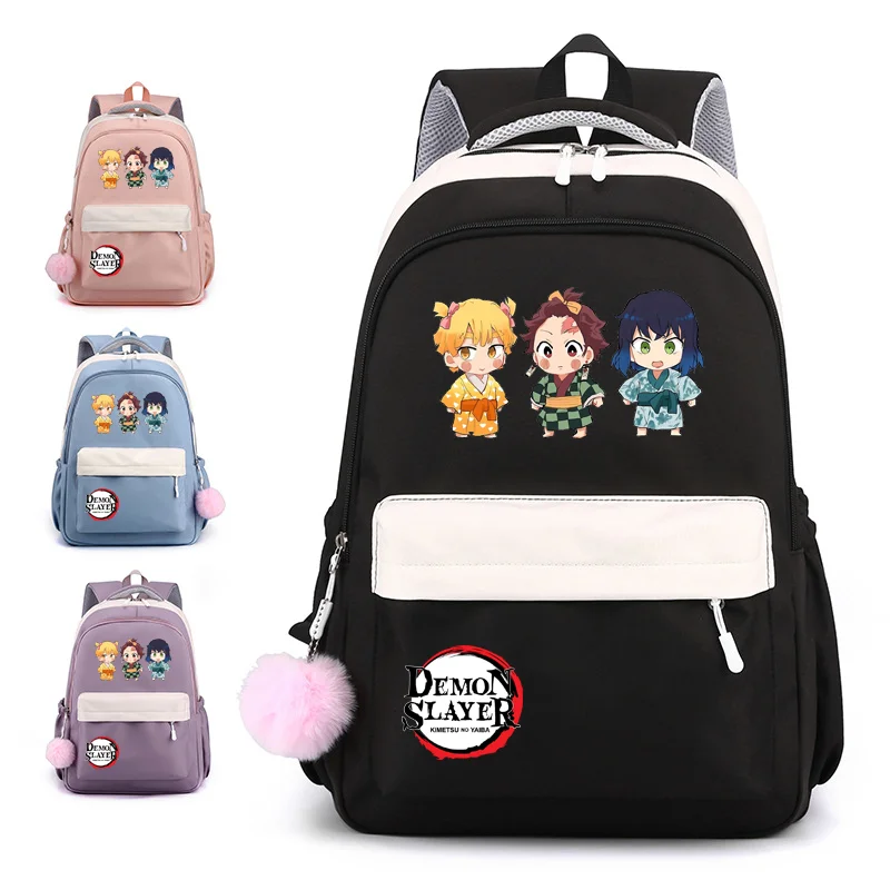 New cartoon Harajuku backpack popular anime cute schoolbag women men large capacity backpack high quality zipper backpacks