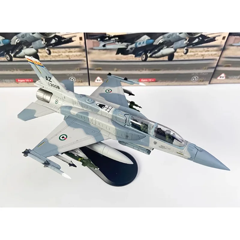 WLTK Diecast 1/72 Scale UAE F-16F Fighter F16 Camouflage Paint Alloy Finished Aircraft Model Collectible Toy Display