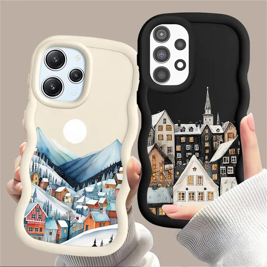 

Рождественский чехол Санта-Клауса для Xiaomi Poco X3 NFC X5 X3 Pro, мягкий чехол для телефона