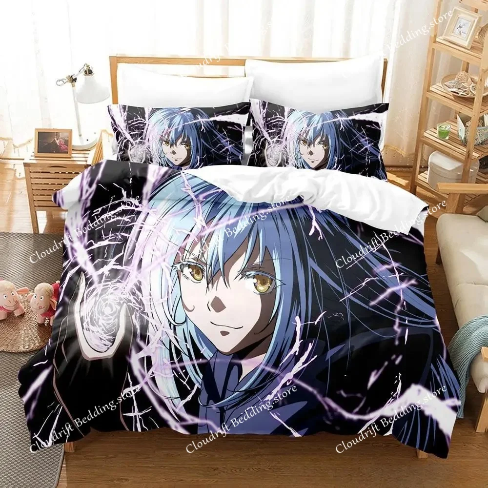 That Time I Got Reincarnated As A Slime Bedding Set Single Twin Full Queen King Size Bed Set Adult Kid Bedroom Duvet Cover Sets