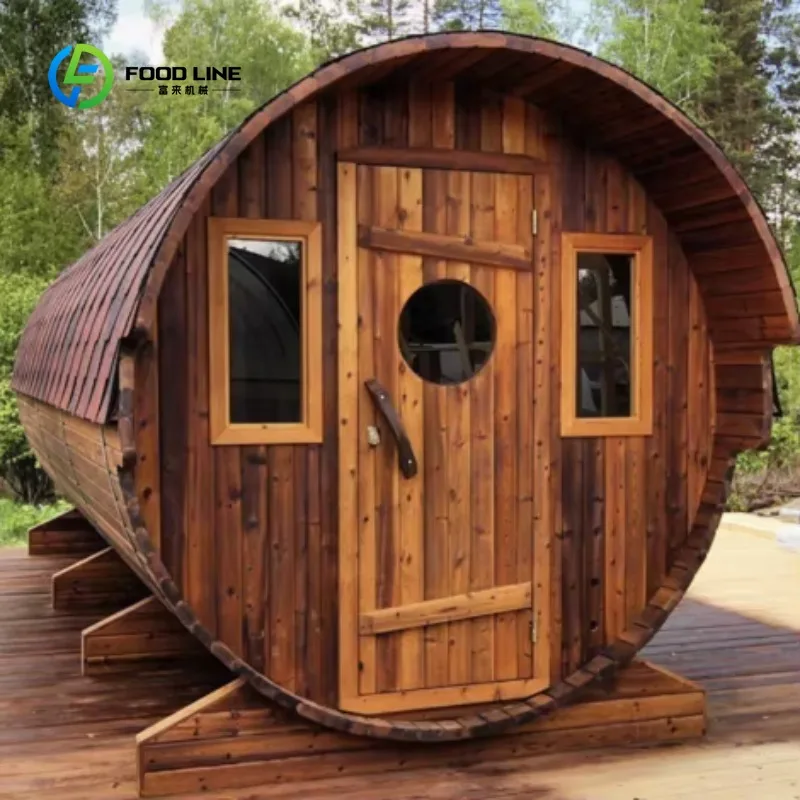 Customized 4 Person Far Infrared Sauna Room Hemlock Wood Smart Control for Home Indoor Spa Bathroom Gym