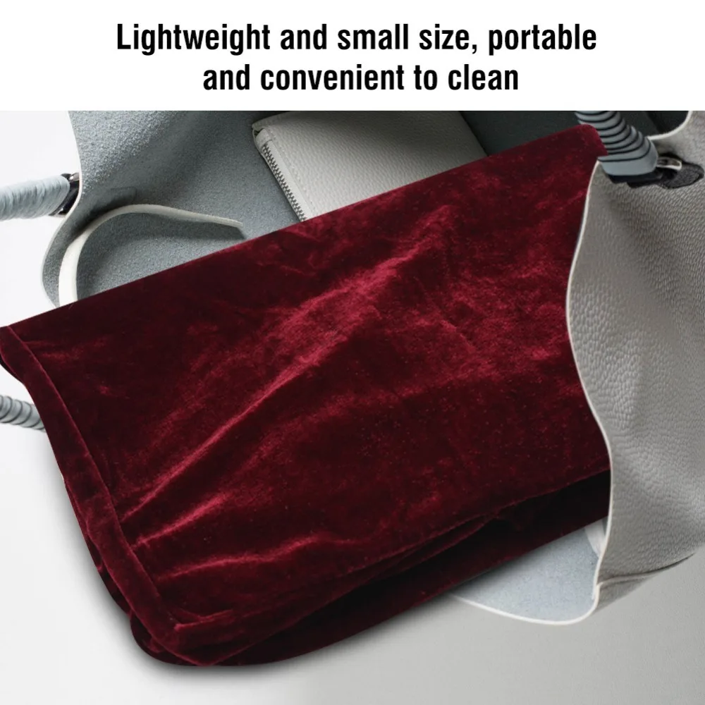 Pleuche Piano Stool Cover​ ​Black/Deep Red ​Universal ​Piano Chair Cover​ Breathable Piano Accessory ​Dust Protective Cover​