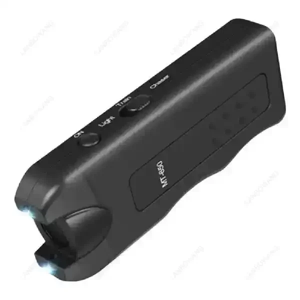 Ultrasonic Animal Deterrent Handheld Repeller, LED Flashlight Stick for Dog Chase Safety Self-Defense