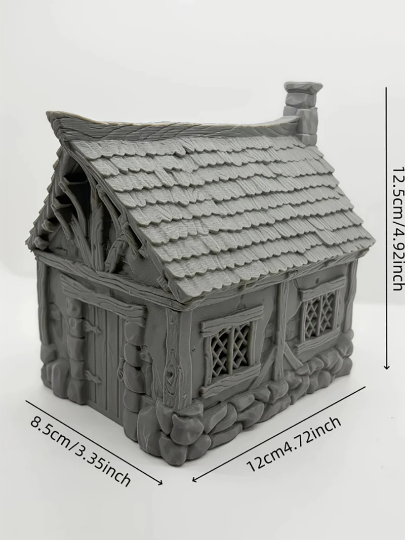 Board Game Scenes Architectural Models Medieval Retro Architecture Model Micro Landscape Sand Table Making Accessories Tools