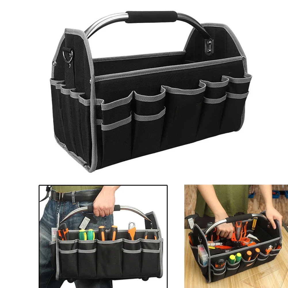 

Oxford Cloth Tool Bag Electrician Tools Storage Large Capacity Handheld Tool Kit Multifunctional Organizers For Plumbing