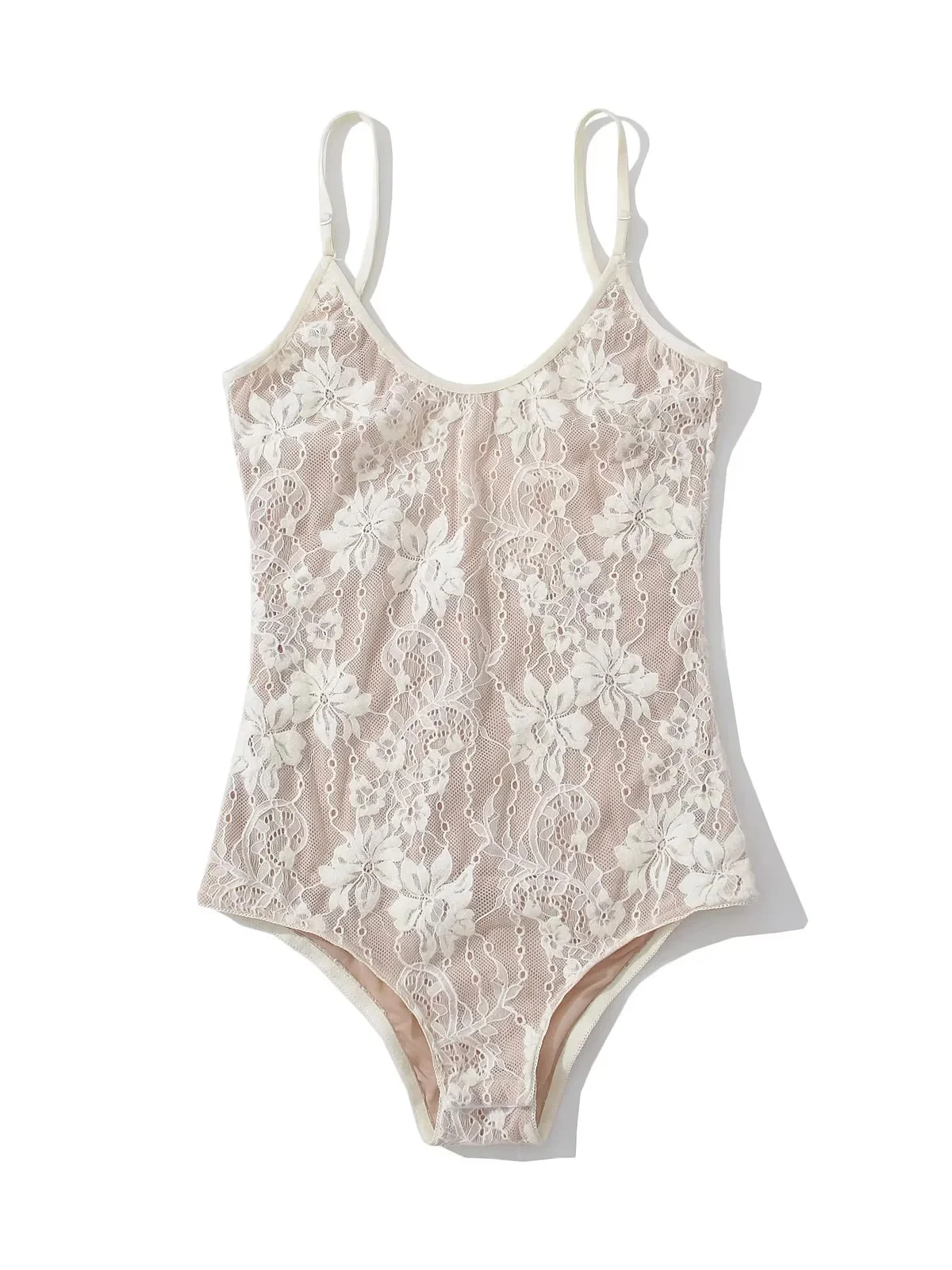 Costume da bagno sexy americano Sle con finiture in pizzo da donna Pure Desire Bal Slim Fit Top Strapl U Ne Design
