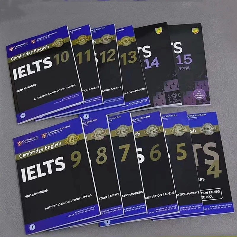 14 Books Cambridge English IELTS IELTS 17 Academic IELTS Zhenti 4-17 Speaking Listening Reading Writing Study Book