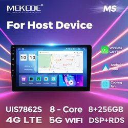 MEKEDE Yeni Android Sistemi 7862 8 Çekirdekli DSP Araba Multimedya VW Toyota için Carplay RDS GPS BT 4G LTE 5G Wifi ile Evrensel Autoradio