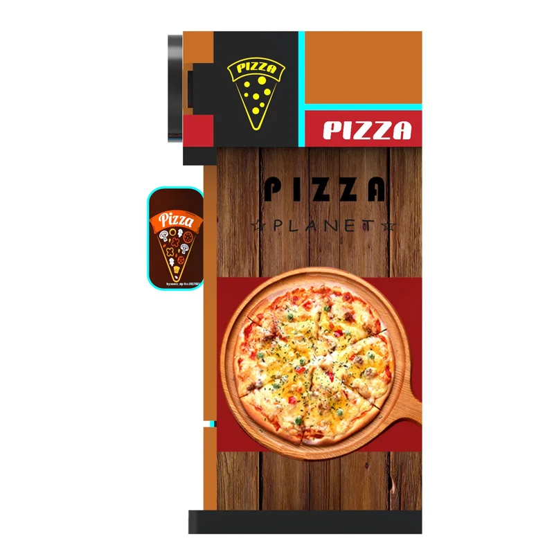 YG Smart Touch Screen Pizza Vending Machine Commercial Fully Automatic Outdoor Hot Fresh Fast Food Self Service Machine Sale