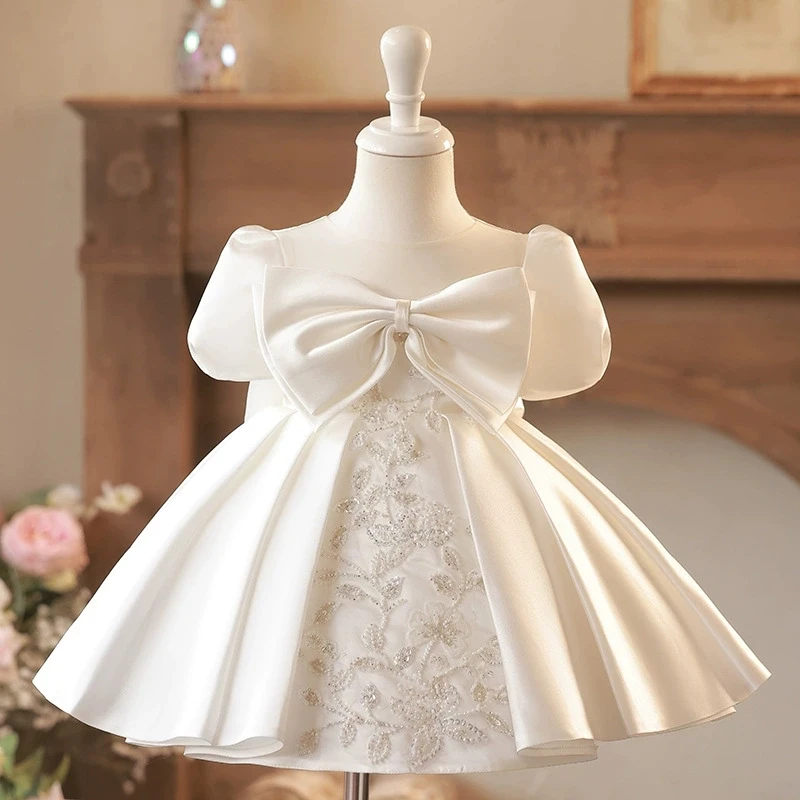 

Girls Formal Dress Children Piano Performance Outfit Birthday Party Flower Banquet Baptism Gown Girl Wedding Hostess Princess