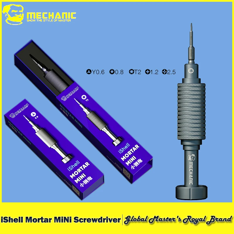

【MECHANIC】 MORTAR MINI Precision Screwdriver ishell Small steel gun Series screwdriver set for iphone repair opening tool set