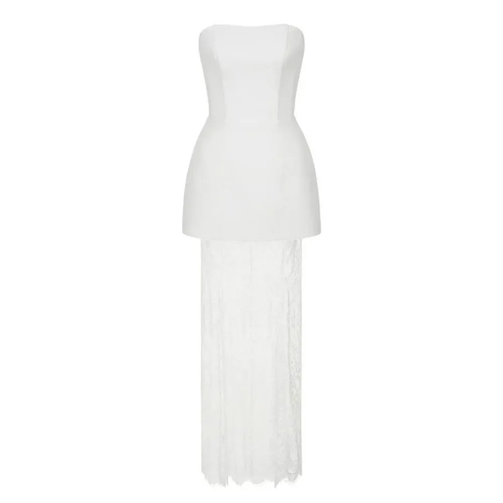 Tossy Faion Kant 2-delige set Lange rok Slim Fit Dames Ele Vrijetijdskleding Universeel seizoen Hoge kwaliteit stof