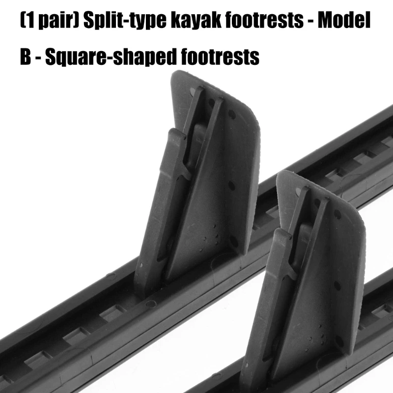 

Adjustable Kayaks Foot Pedals Nonslip Squares Platform Durability For Canoeing And Long Paddling