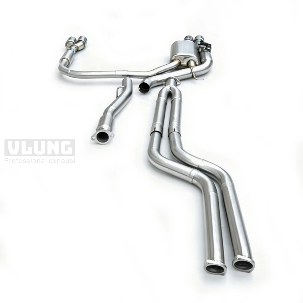 Valve exhaust suitable for BMW 535i 3.0T N54 E60 2003-2009 with valve exhaust performance Cat back exhaust stainless steel sport