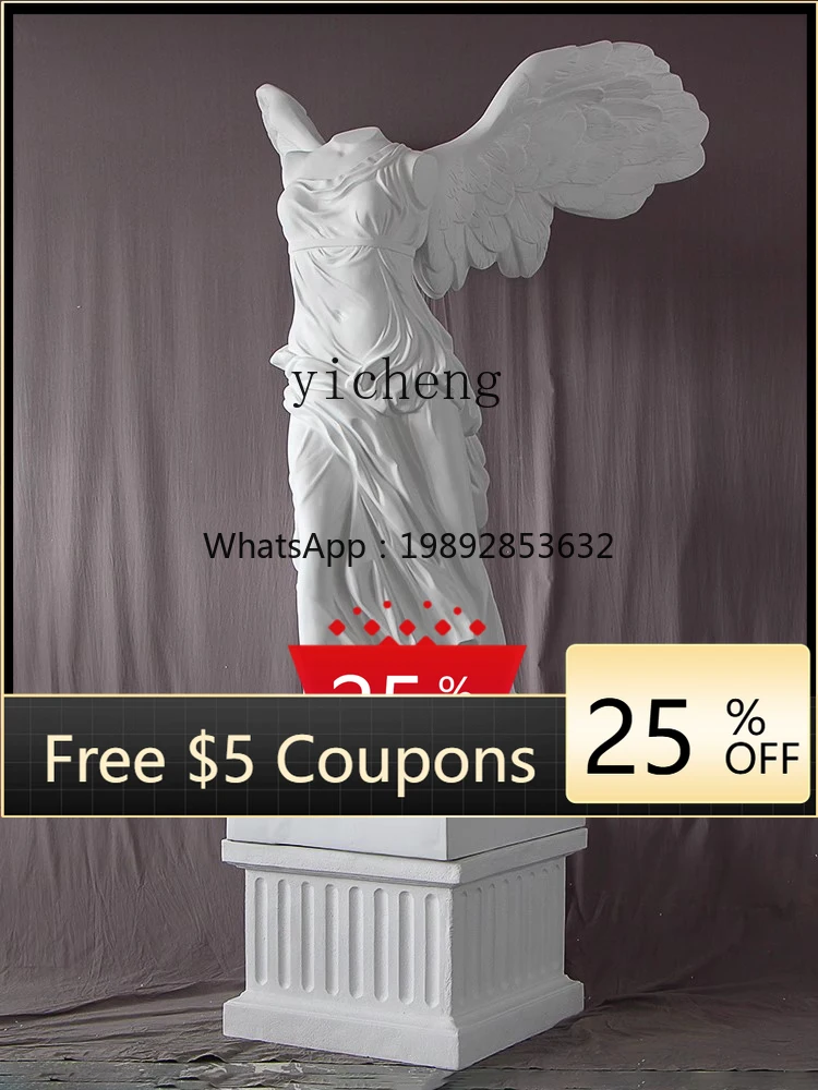 

AA Free Muse Sculpture Victory Muse Ornament Imitation Gypsum Large Fiberglass Figure Statue