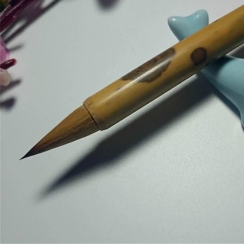 Chinese Calligraphy Brushes Chinese Painting Brush Short Weasel Hair Brush Small Regular Script Copy Scriptures Writing Supplies