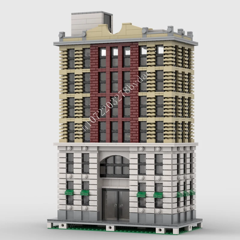 2596PCS Probe's New York apartment MOC streetview Puzzles Sets Architecture Assembly Christmas Birthday Toys Gifts for Kids Ages